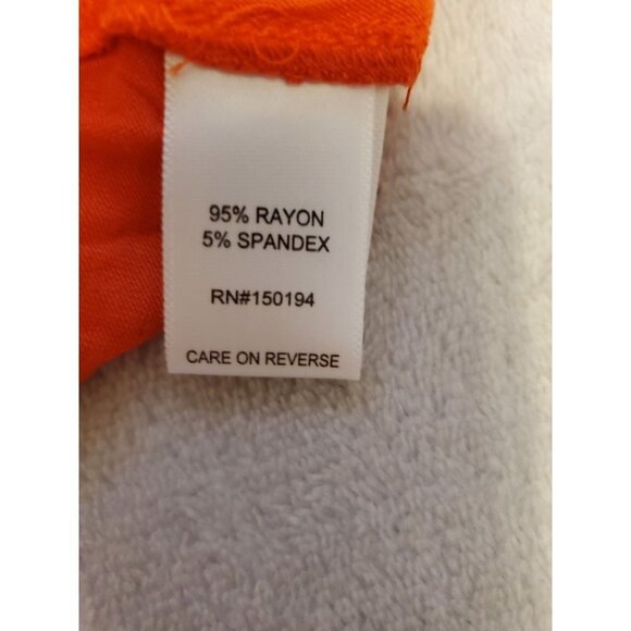 Tank Top Living Doll - Orange Tank size small - Picture 4 of 5